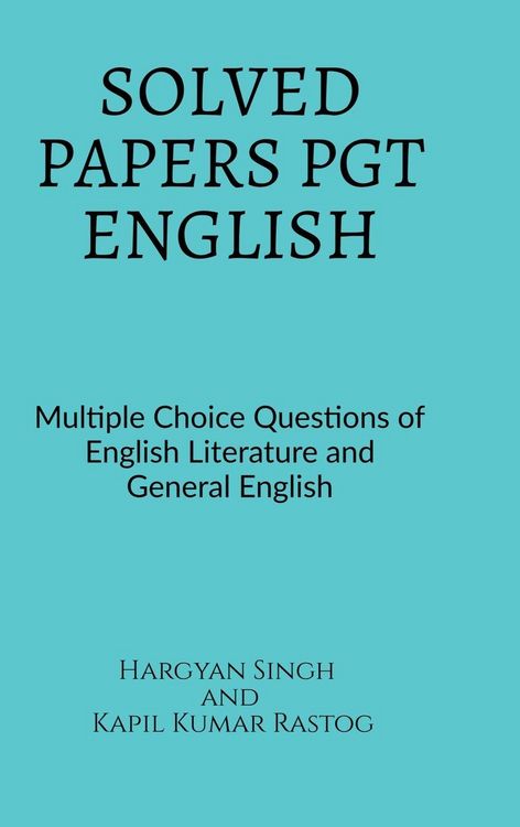 Produktbild: Solved Papers Pgt English