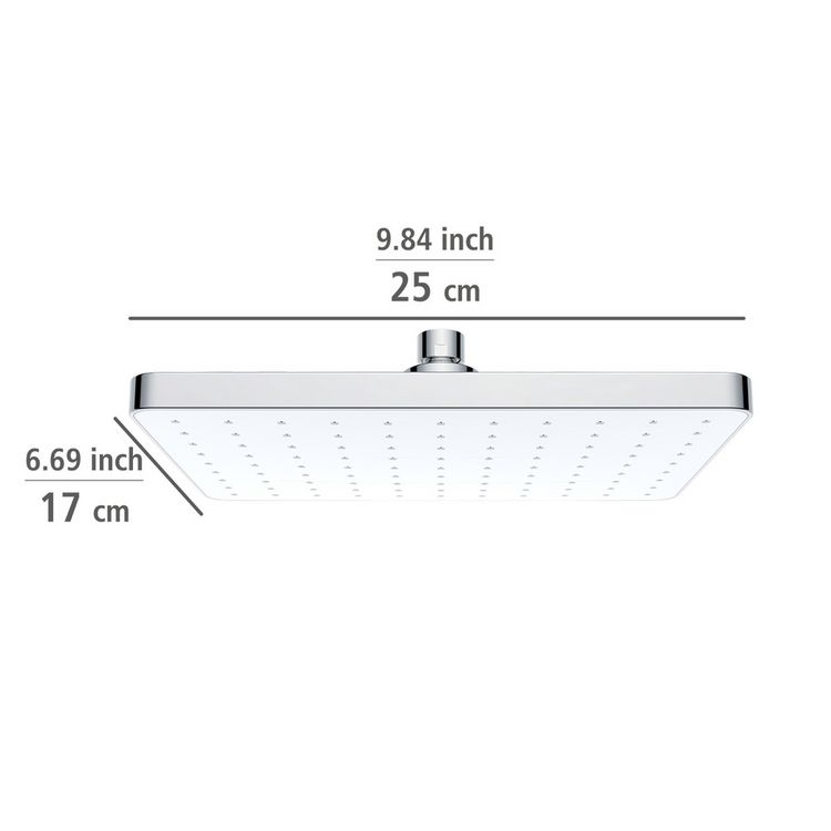 Produktbild: Regenduschkopf Automatic Cleaning 25 x 17 cm, mit automatischem Reinigungssystem