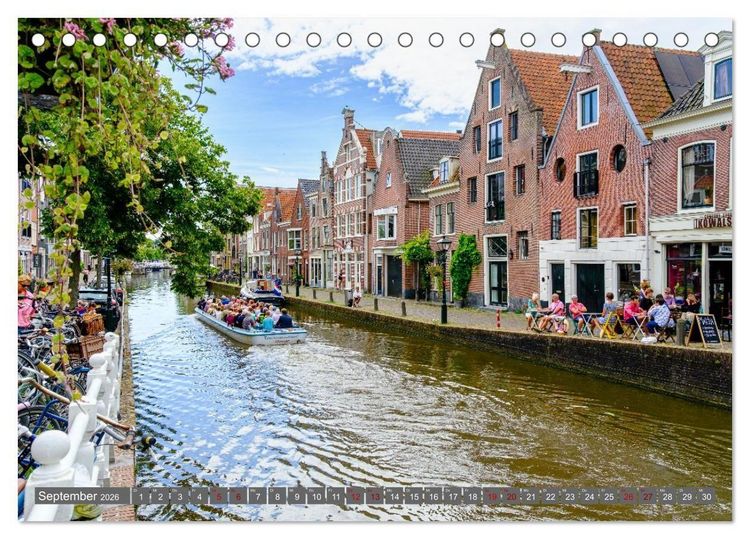 Produktbild: Ein Blick auf Alkmaar (Tischkalender 2026 DIN A5 quer), CALVENDO Monatskalender