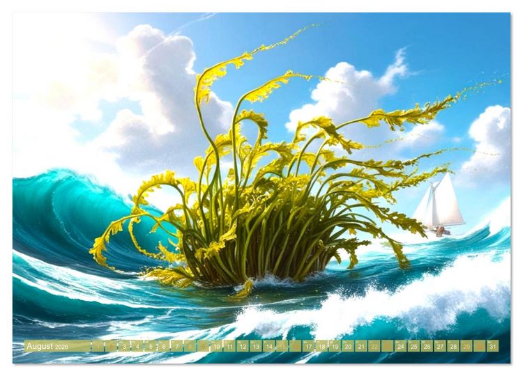 Produktbild: Wind in Bewegung (hochwertiger Premium Wandkalender 2026 DIN A2 quer), Kunstdruck in Hochglanz