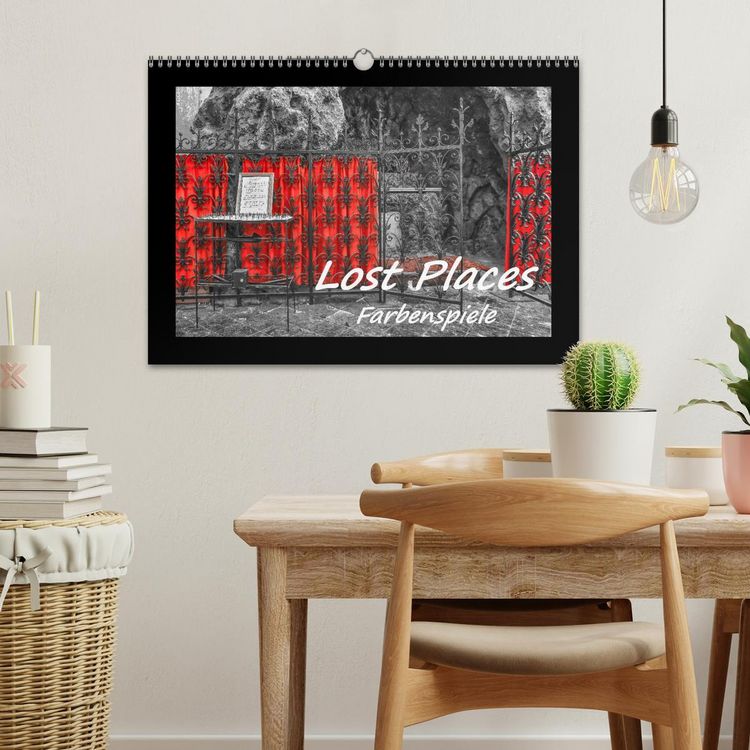 Produktbild: Lost Places - Farbenspiele (Wandkalender 2026 DIN A3 quer), CALVENDO Monatskalender