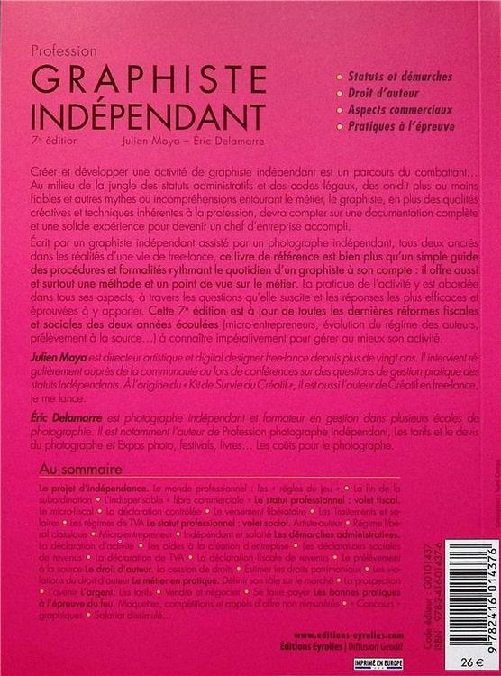 Produktbild: Profession Graphiste Independant: Statuts et Demarches, Droit D
