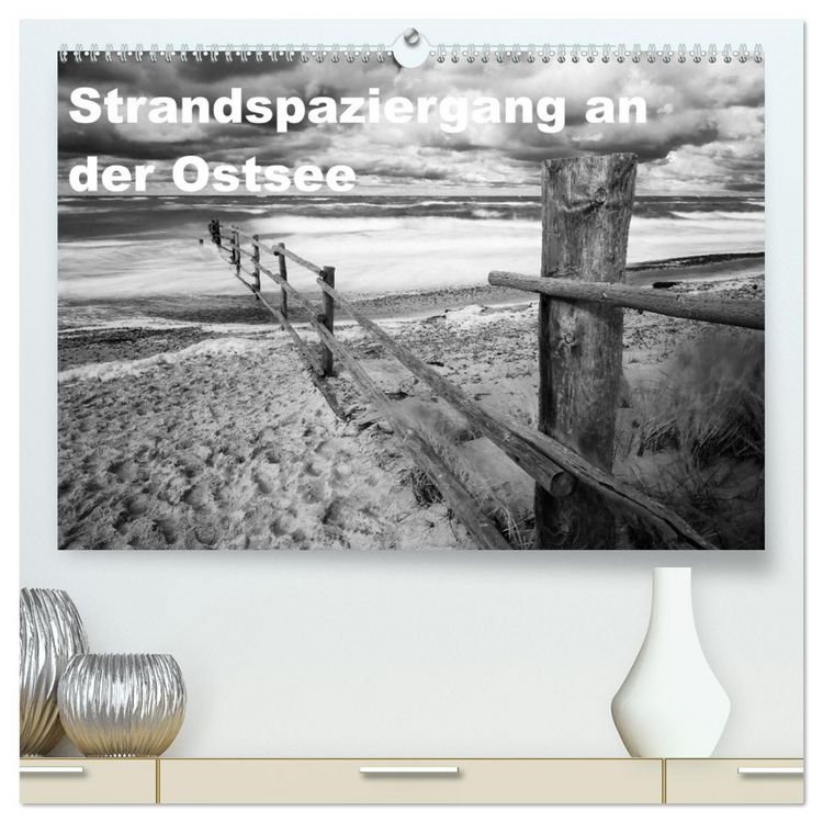 Produktbild: Strandspaziergang an der Ostsee (hochwertiger Premium Wandkalender 2026 DIN A2 quer), Kunstdruck in Hochglanz
