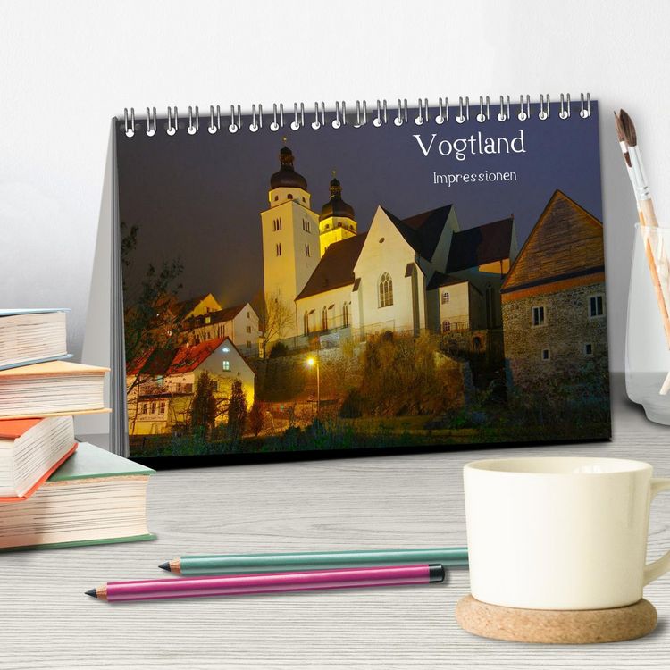 Produktbild: Vogtland - Impressionen (Tischkalender 2026 DIN A5 quer), CALVENDO Monatskalender