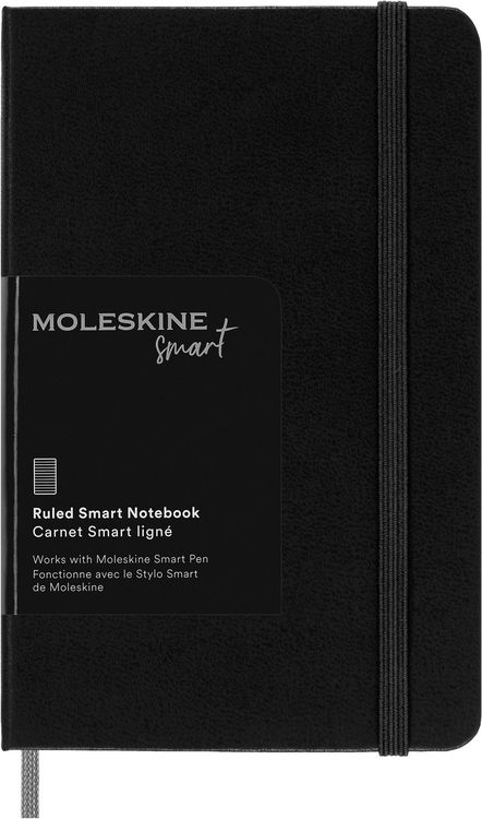 Produktbild: Moleskine Smart Notebook, Pocket, Ruled, Black, Hard Cover (3.5 x 5.5)