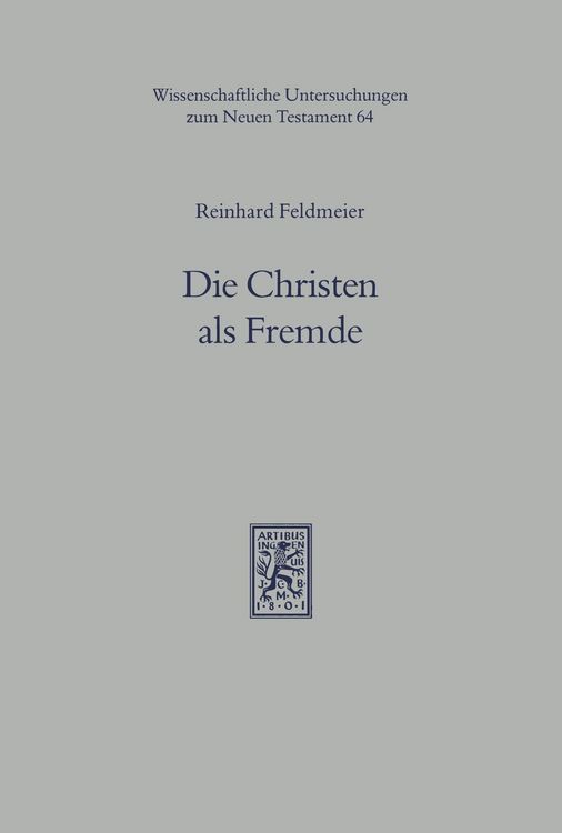 Produktbild: Die Christen als Fremde