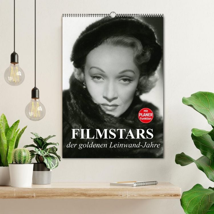 Produktbild: Filmstars der goldenen Leinwandjahre (Wandkalender 2026 DIN A2 hoch), CALVENDO Monatskalender