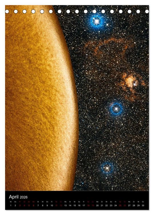 Produktbild: Mikrokosmos &ndash; Makrokosmos (Tischkalender 2026 DIN A5 hoch), CALVENDO Monatskalender
