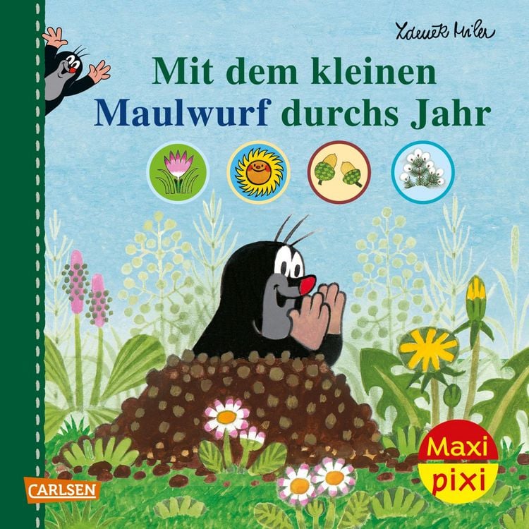 Produktbild: Maxi Pixi 405: Mit dem Maulwurf durchs Jahr