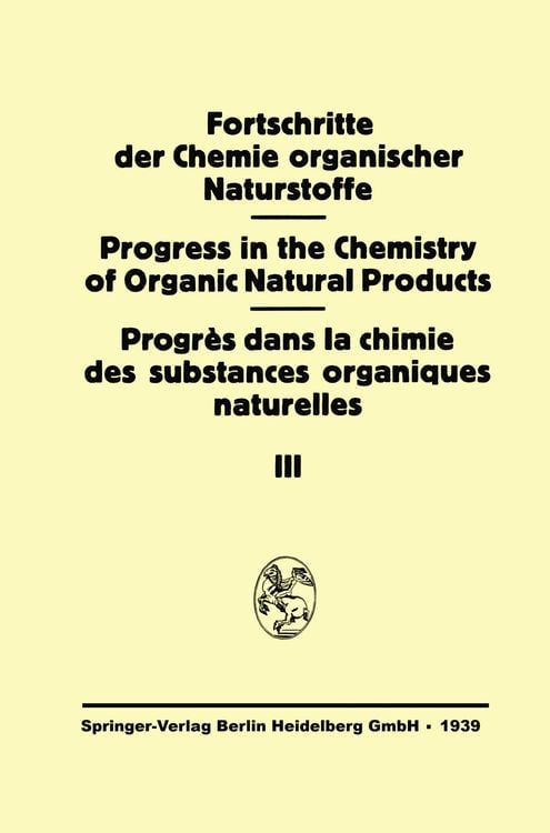 Produktbild: Fortschritte der Chemie Organischer Naturstoffe
