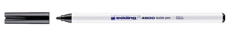 Produktbild: edding 4600 Textilstifte, 1mm, 5er Set kalte Farben