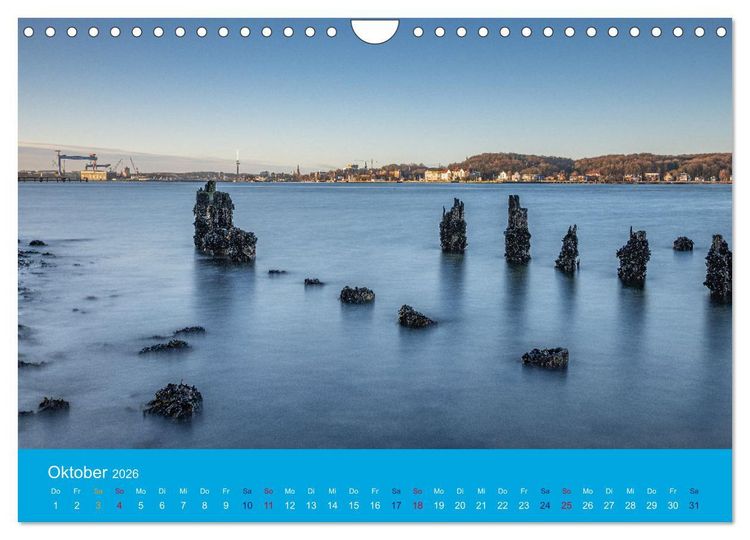 Produktbild: An der Kieler F&ouml;rde (Wandkalender 2026 DIN A4 quer), CALVENDO Monatskalender