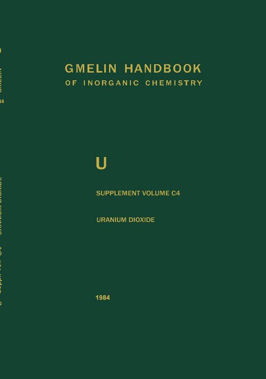 Produktbild: Uranium Dioxide, UO2, Preparation and Crystallographic Properties