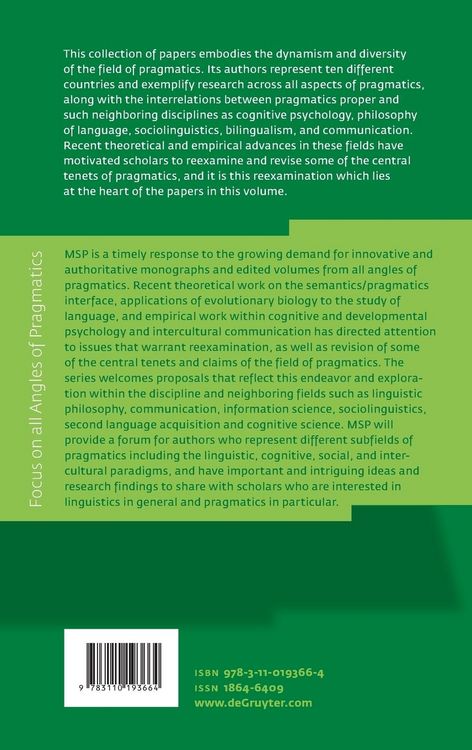 Produktbild: Explorations in Pragmatics