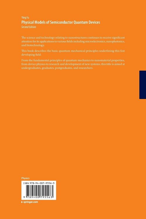 Produktbild: Physical Models of Semiconductor Quantum Devices