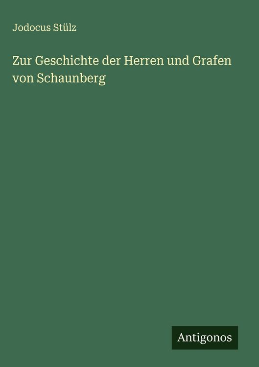 Produktbild: Zur Geschichte der Herren und Grafen von Schaunberg