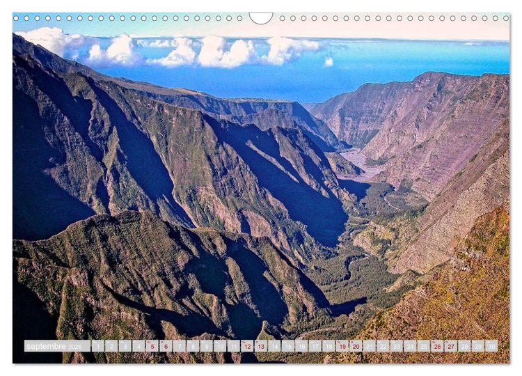 Produktbild: La R&eacute;union, Au centre du volcan (Calendrier mural 2026 DIN A3 vertical), CALVENDO calendrier mensuel