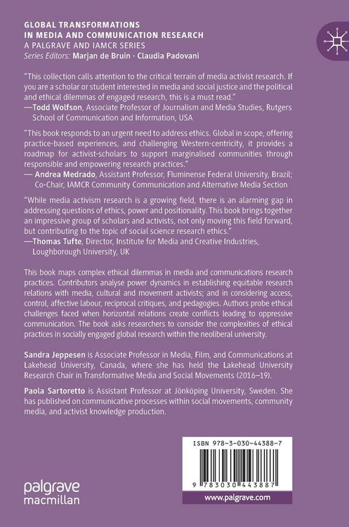 Produktbild: Media Activist Research Ethics
