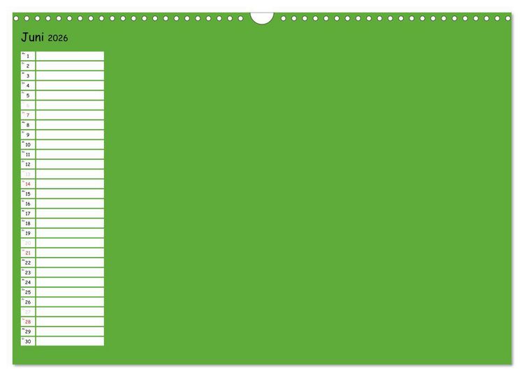 Produktbild: Bunter Bastelkalender (Wandkalender 2026 DIN A3 quer), CALVENDO Monatskalender
