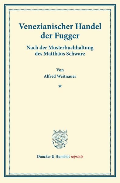 Produktbild: Venezianischer Handel der Fugger.