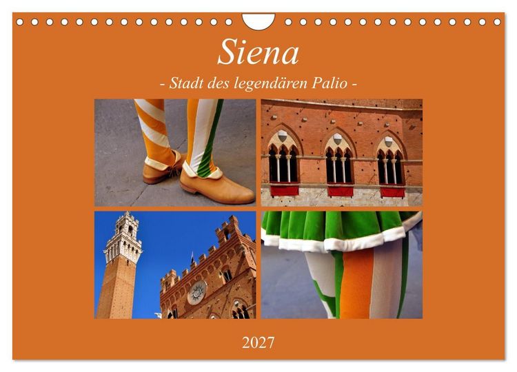 Produktbild: Siena - Stadt des legend&auml;ren Palio (Wandkalender 2027 DIN A4 quer), CALVENDO Monatskalender