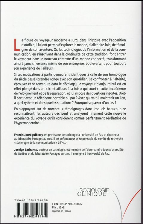 Produktbild: Le voyageur hypermoderne : partir dans un monde connect&eacute;