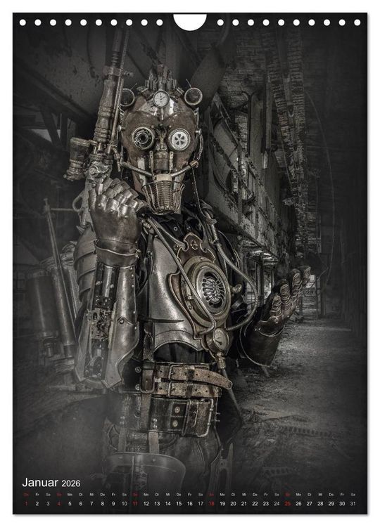 Produktbild: Steampunk Artwork (Wandkalender 2026 DIN A4 hoch), CALVENDO Monatskalender