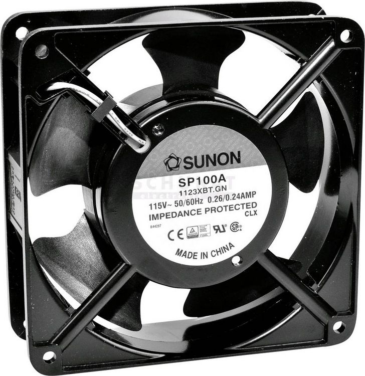 Produktbild: Sunon DP200A2123XBL Axiall&uuml;fter 230 V/AC 164.76 m&sup3;/h (L x B x H) 120 x 120 x 38mm