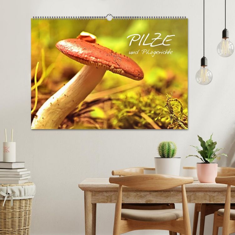 Produktbild: Pilze und Pilzgerichte (Wandkalender 2026 DIN A2 quer), CALVENDO Monatskalender