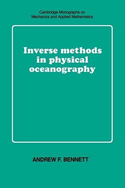 Produktbild: Inverse Methods in Physical Oceanography