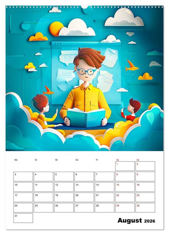 Produktbild: Traumjobs von Morgen - Der Zukunfts-Planer f&uuml;r gro&szlig;e Tr&auml;ume (Wandkalender 2026 DIN A2 hoch), CALVENDO Monatskalender