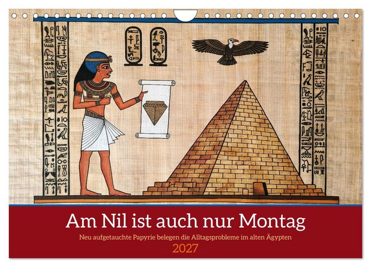 Produktbild: Am Nil ist auch nur Montag (Wandkalender 2027 DIN A4 quer), CALVENDO Monatskalender