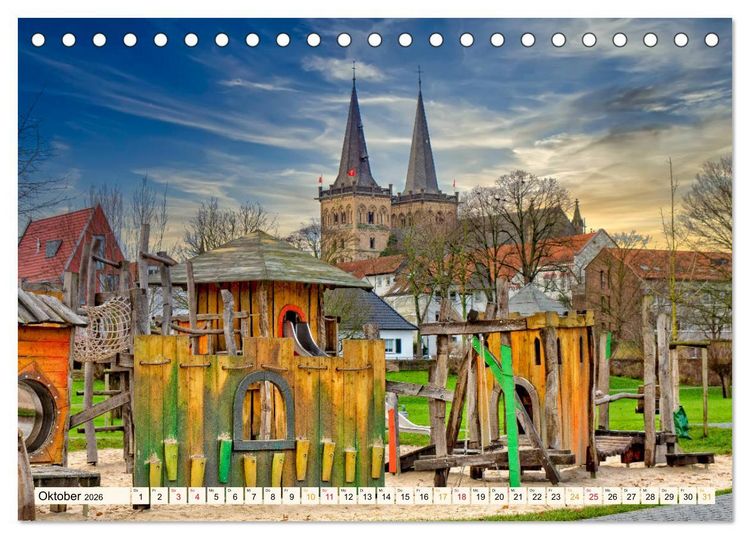 Produktbild: Reise durch Deutschland - Xanten am Niederrhein (Tischkalender 2026 DIN A5 quer), CALVENDO Monatskalender