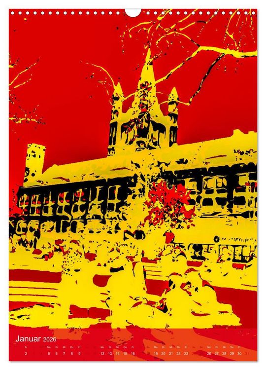 Produktbild: Pop-Artiges K&ouml;ln (Wandkalender 2026 DIN A3 hoch), CALVENDO Monatskalender
