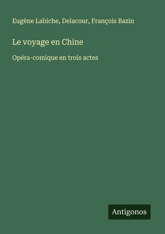Produktbild: Le voyage en Chine