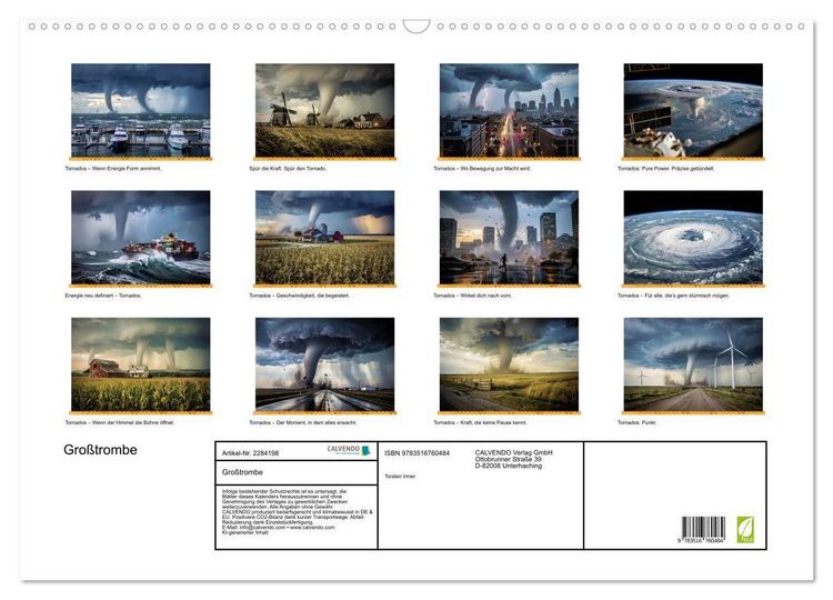 Produktbild: Gro&szlig;trombe (Wandkalender 2027 DIN A2 quer), CALVENDO Monatskalender