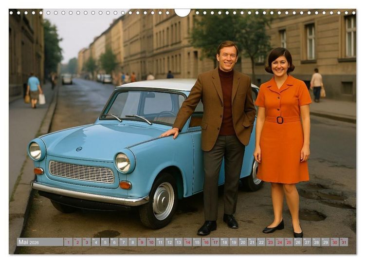 Produktbild: Alltagsgeschichten mit Trabant (Wandkalender 2026 DIN A3 quer), CALVENDO Monatskalender