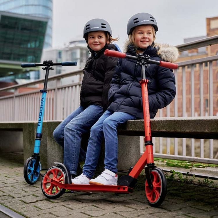 Produktbild: HUDORA 14450 - Scooter Up 200, cyan, Alu-Cityroller
