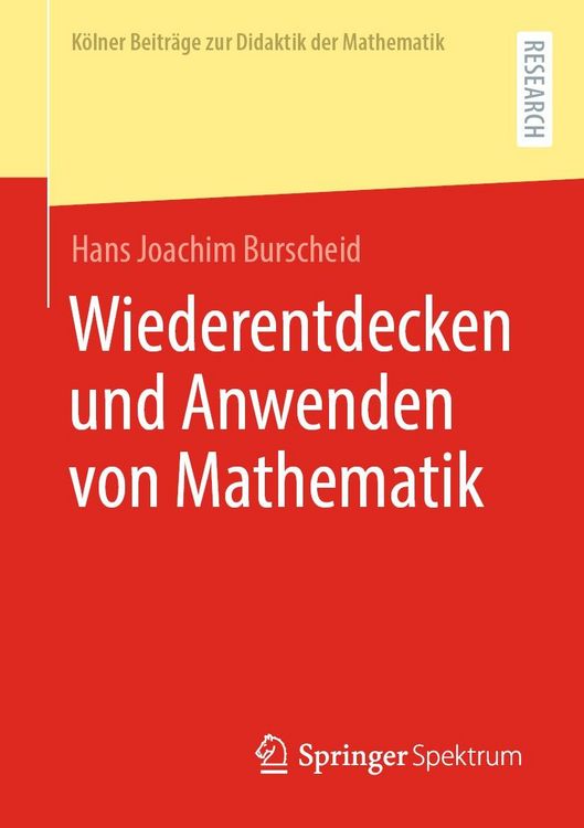 Produktbild: Wiederentdecken und Anwenden von Mathematik