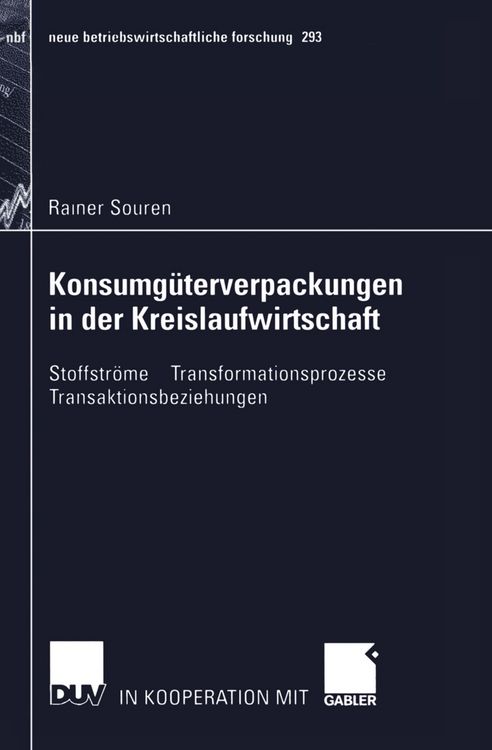 Produktbild: Konsumg&uuml;terverpackungen in der Kreislaufwirtschaft