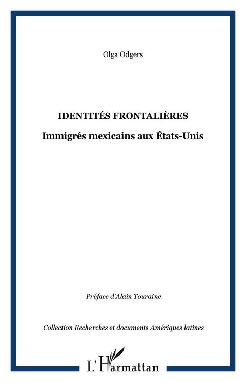 Produktbild: Identit&eacute;s Frontali&egrave;res