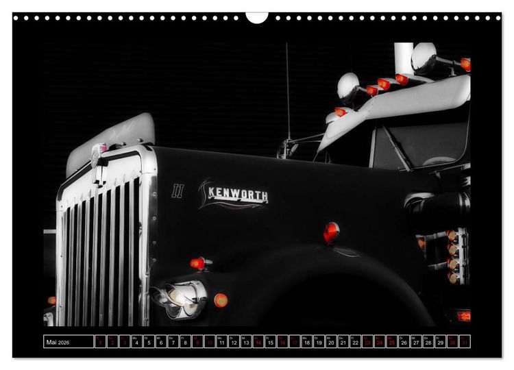 Produktbild: Kenworth W900 PHOTOART (Wandkalender 2026 DIN A3 quer), CALVENDO Monatskalender