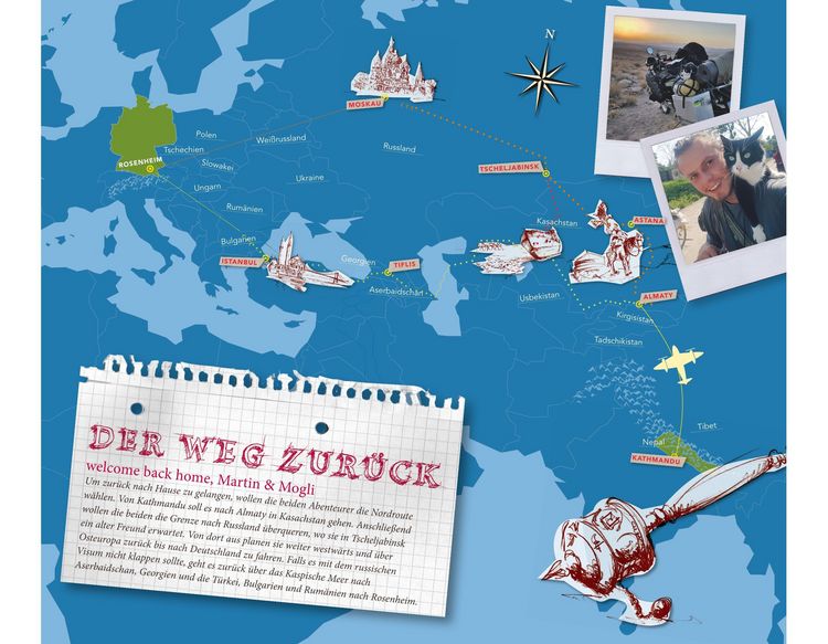 Produktbild: Einmal mit der Katze um die halbe Welt