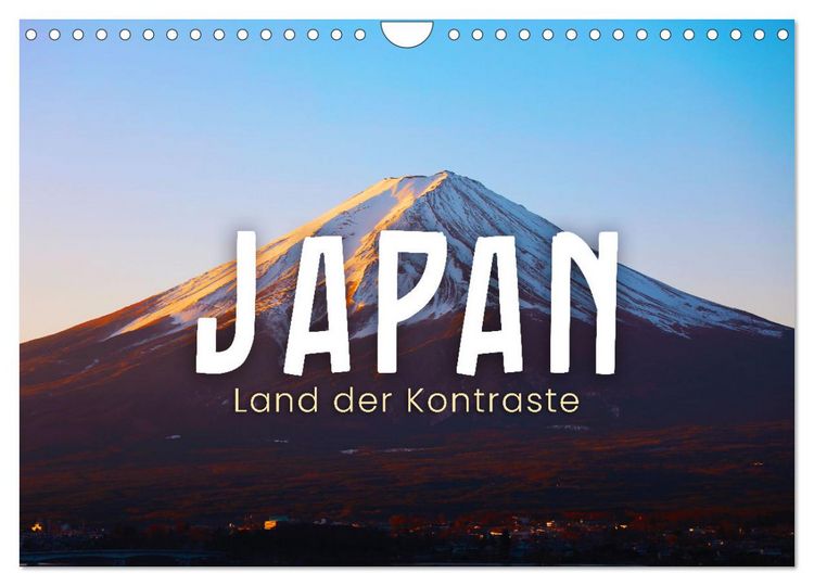 Produktbild: Japan - Land der Kontraste (Wandkalender 2026 DIN A4 quer), CALVENDO Monatskalender