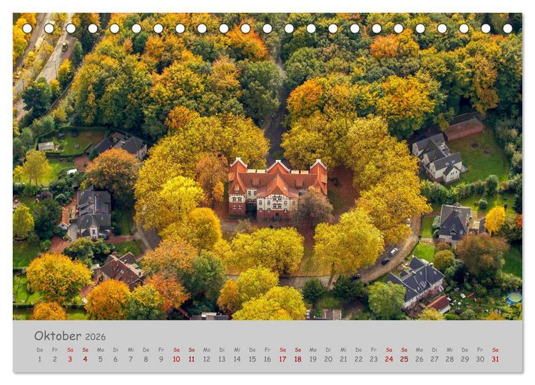Produktbild: Das Ruhrgebiet Industrieromantik und Natur (Tischkalender 2026 DIN A5 quer), CALVENDO Monatskalender