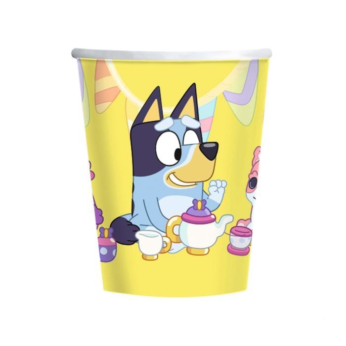 Produktbild: 8 Becher Bluey Papier 266 ml
