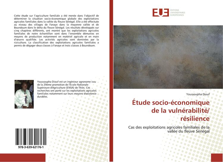 Produktbild: &Eacute;tude socio-&eacute;conomique de la vuln&eacute;rabilit&eacute;/ r&eacute;silience