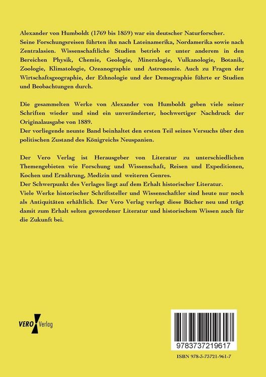 Produktbild: Gesammelte Werke von Alexander von Humboldt