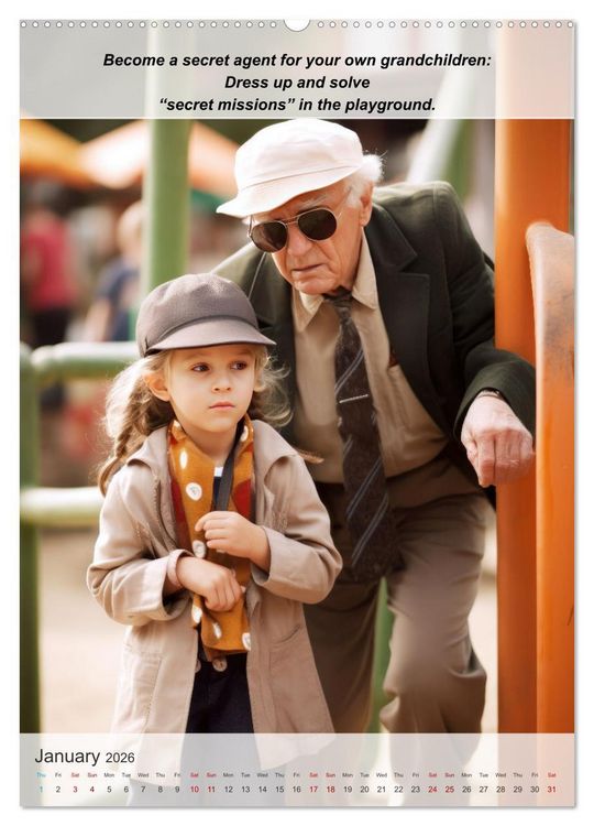 Produktbild: Exploring new passions as a pensioner (Wall Calendar 2026 DIN A2 portrait), CALVENDO 12 Month Wall Calendar