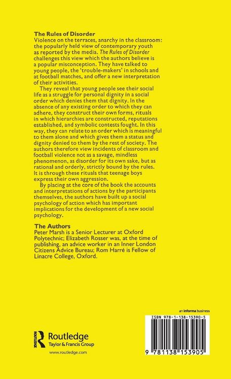 Produktbild: The Rules of Disorder